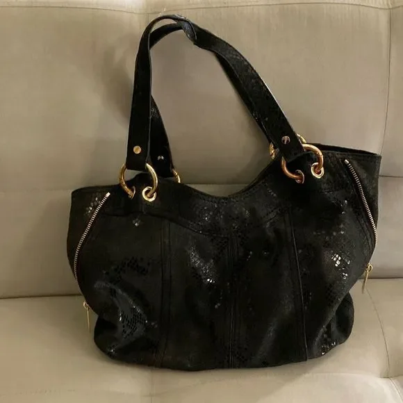 Michael Kors hobo style snakeskin bag - Picture 2 of 12